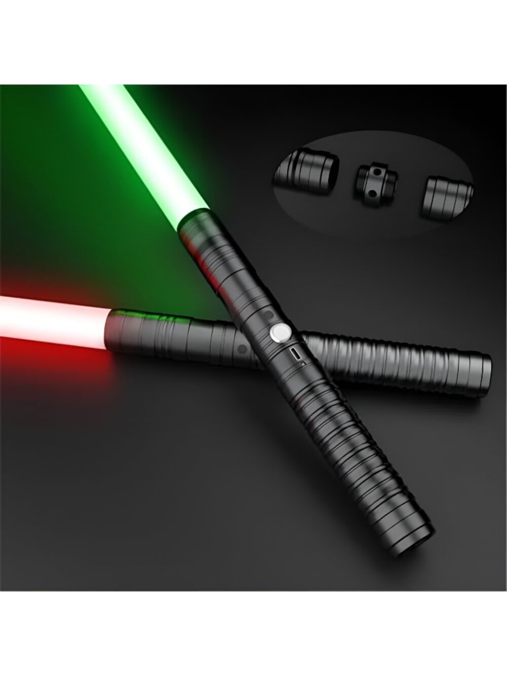 Lightsabers Metal Hilt Dueling Light Sabers RGB 16 Color, FX Sound